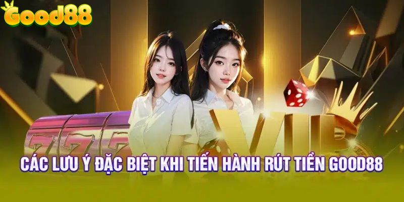 Kiểm tra thông tin kỹ trước khi rút tiền tại Good88